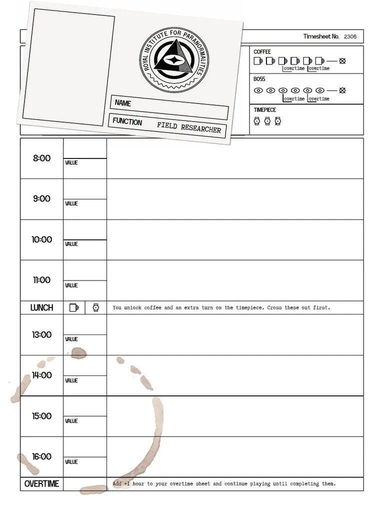 Timesheet A4 English V1 PDF