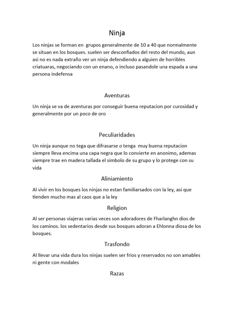 Ninja | PDF