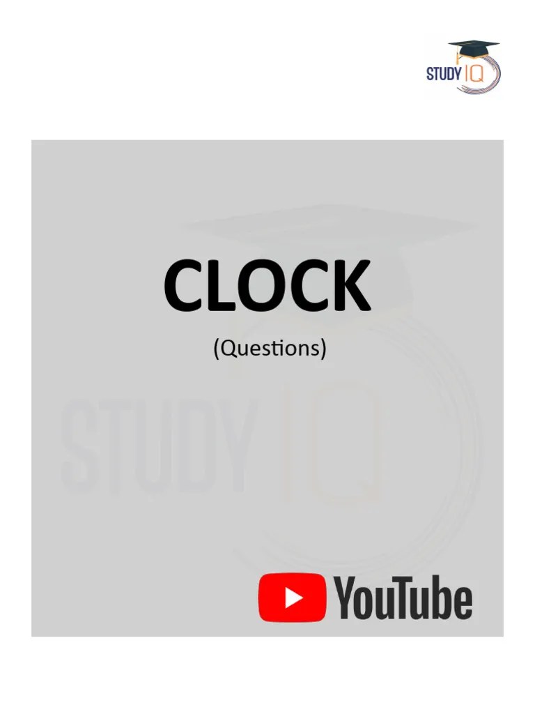 Clock | PDF
