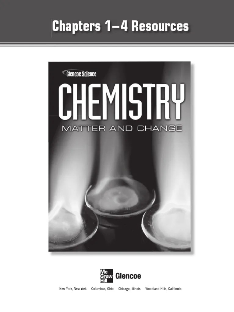 Chemistry Matter of Change | PDF