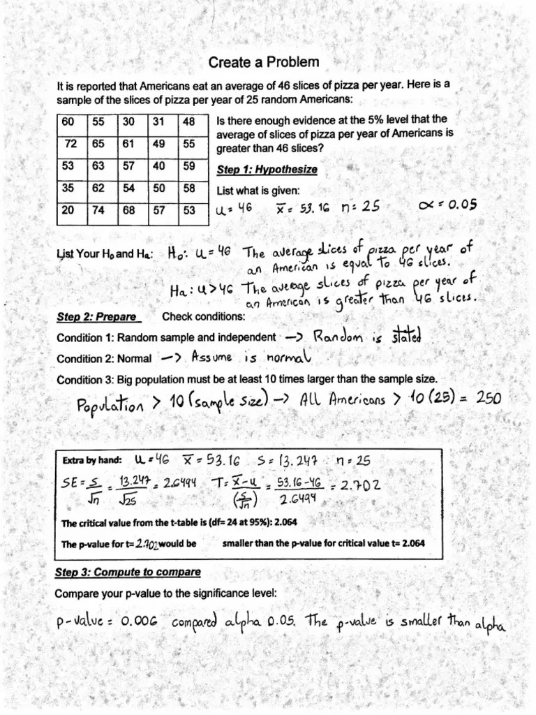 Create A Problem 9 PDF