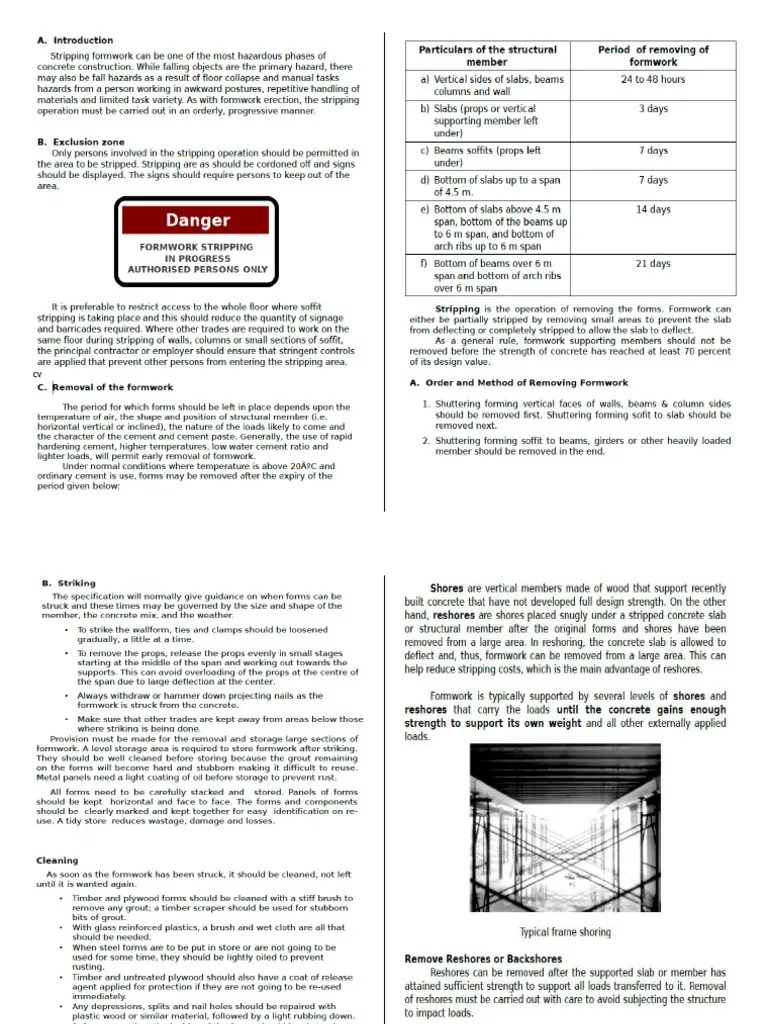 Information Sheet (Stripping) PDF