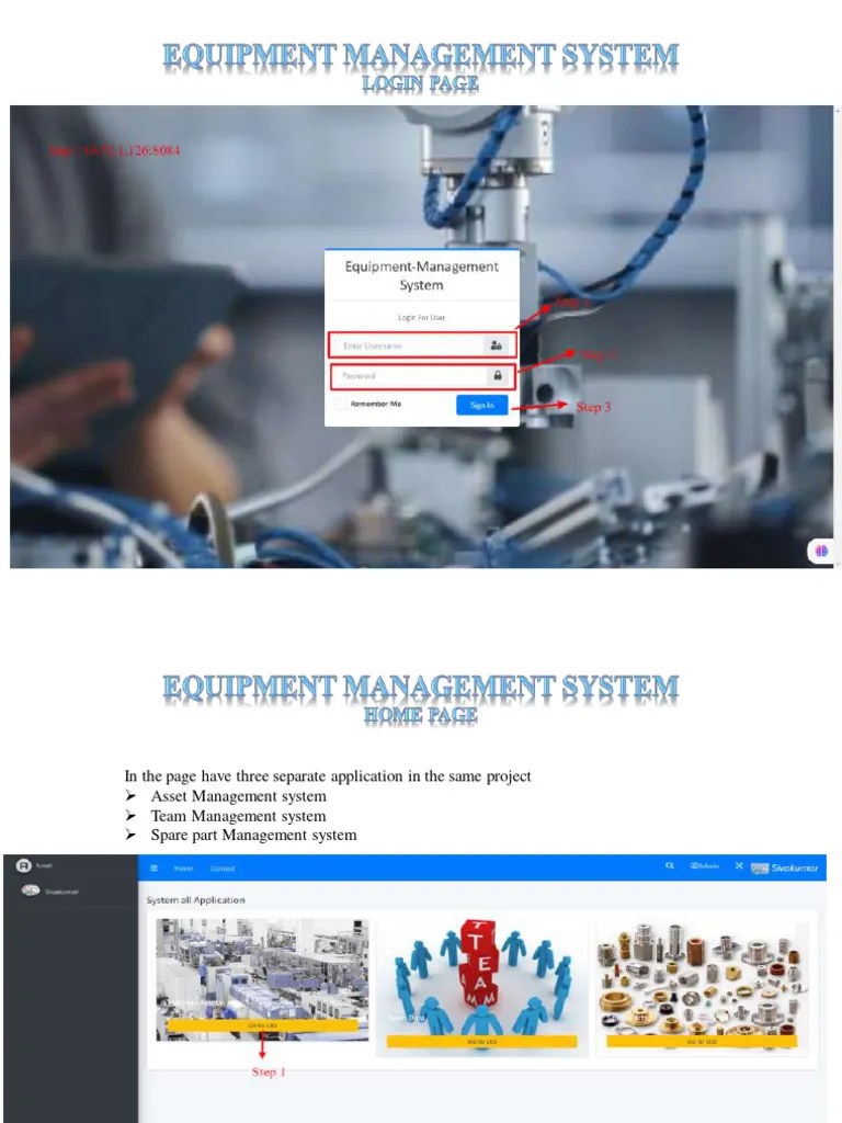 Equipment Management System UserGuid PDF