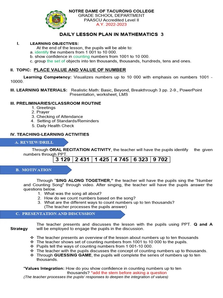 Math 3 UNIT 1 LESSON 0 PDF