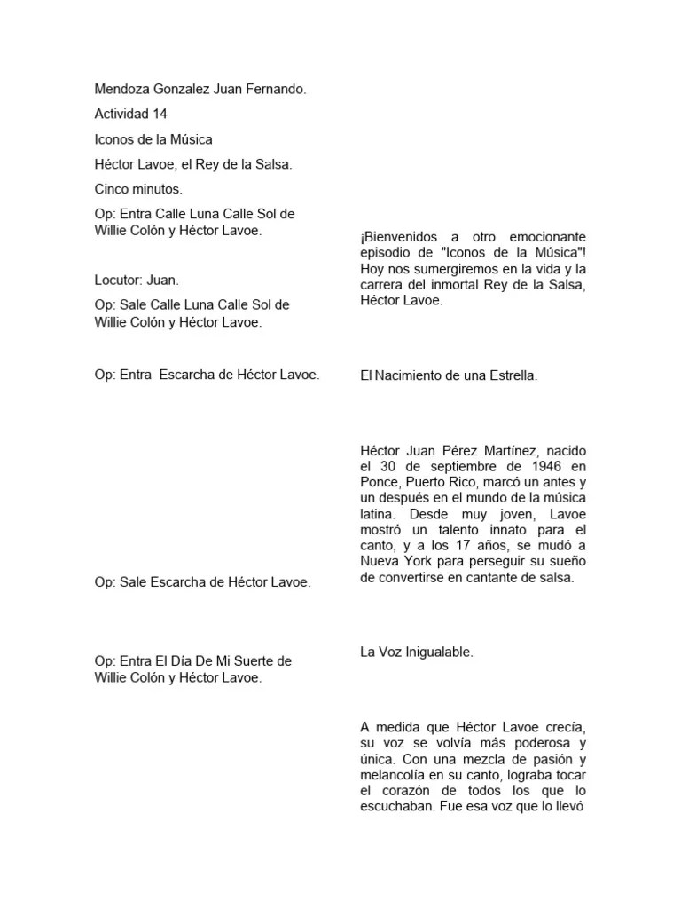 El Rey de La Salsa PDF