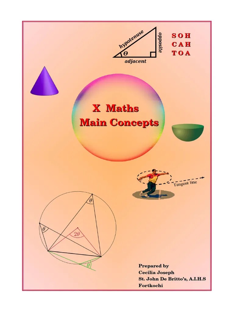X Maths Main Concepts (Eng) PDF