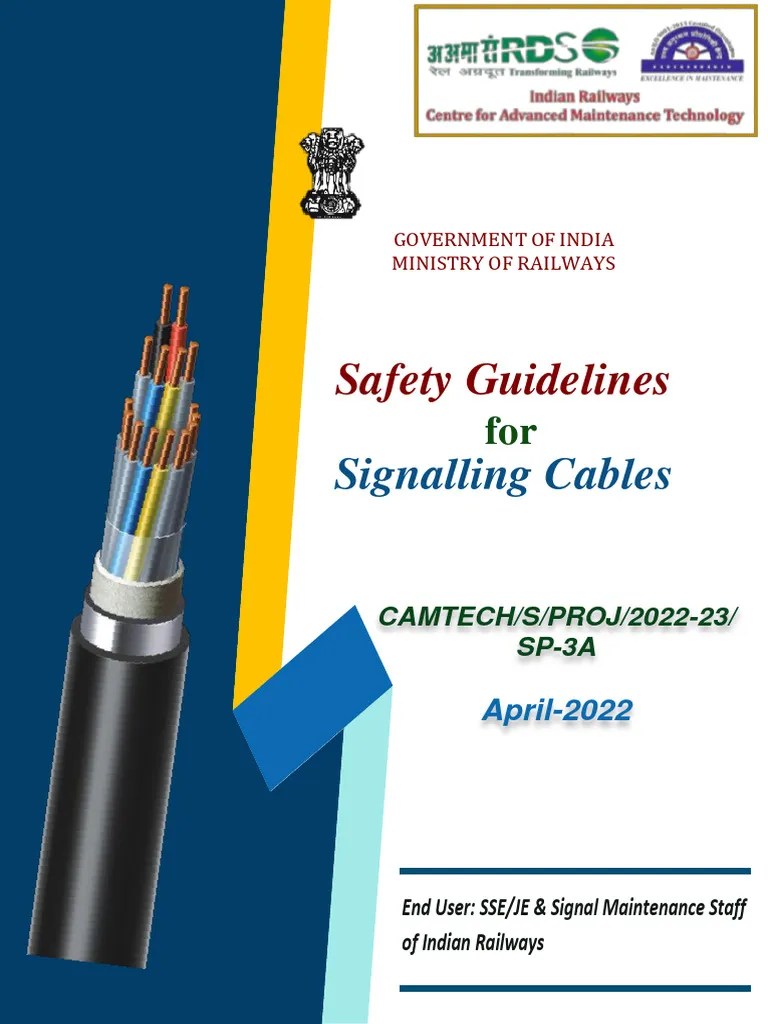 Safety Guidelines For Signalling Cables PDF Rail Transport