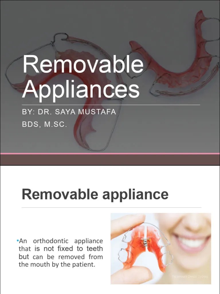 Lect. 17 Removable Appliances Part 1 PDF