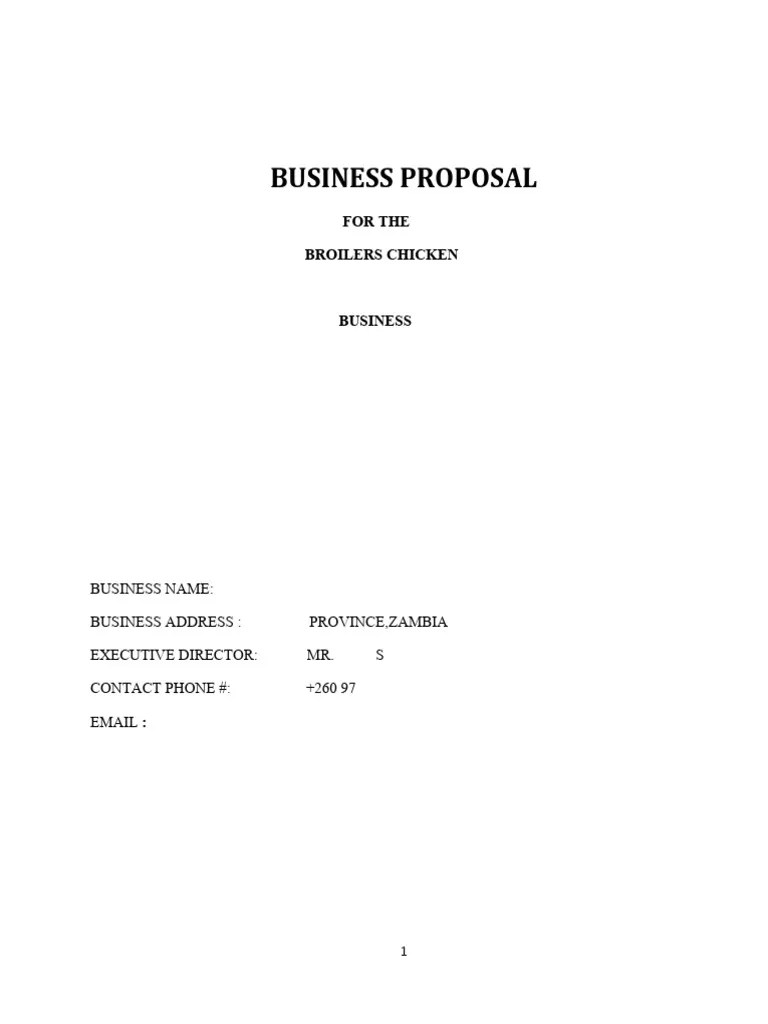 500 Broilers Business Plan PDF