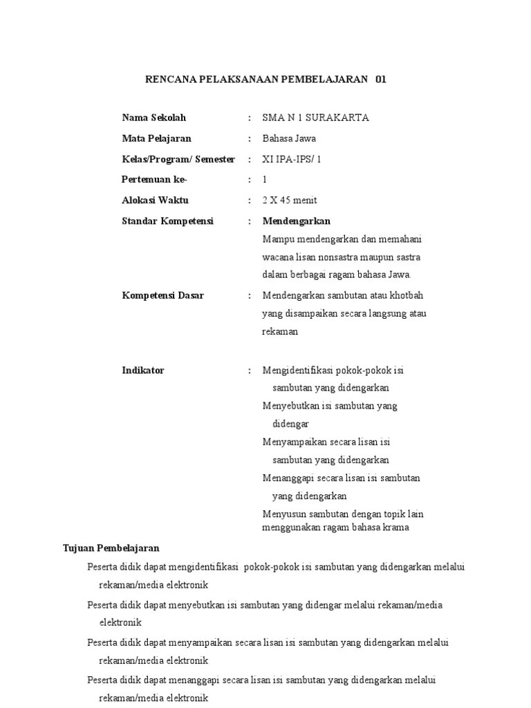 RPP KLS Xi-1 201112 | PDF