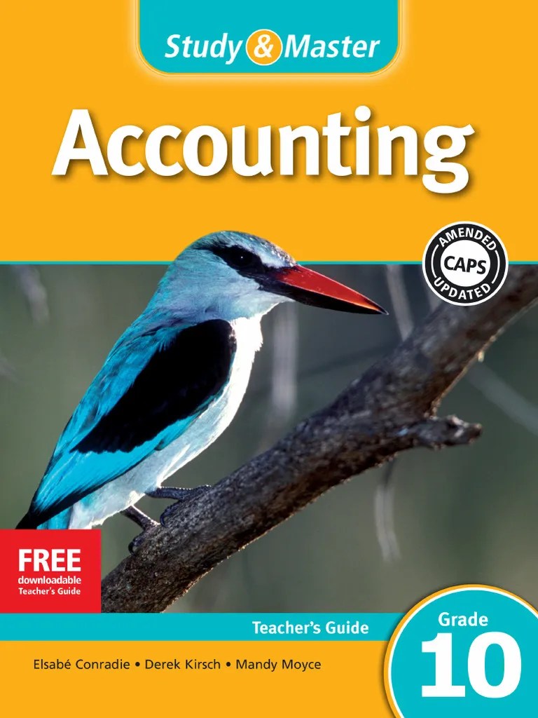 Study Master Accounting Teachers Guide Grade 10 9781107380721AR PDF