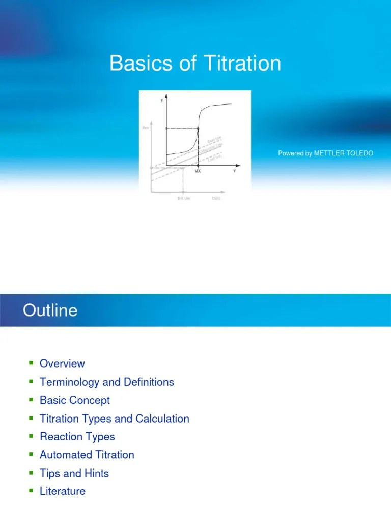 Titration Essentials PDF Titration Chemistry