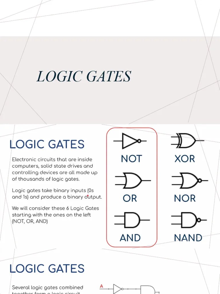 Logic Gates PDF