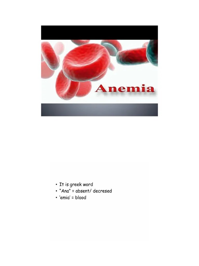 Anemia Pediatric PDF