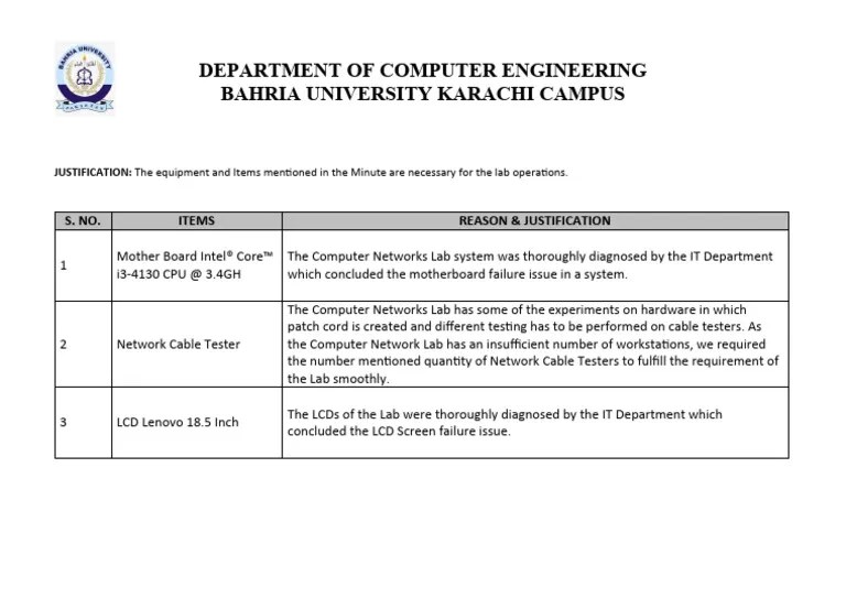 CN Lab JUSTIFICATION PDF
