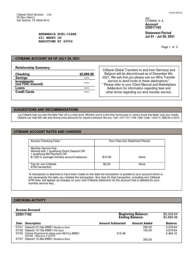 Annamaria NoelClark 421 Marks LN Bardstown Ky 40004 Amount Added