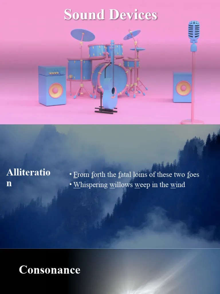 Sound Devices in Poetry PDF