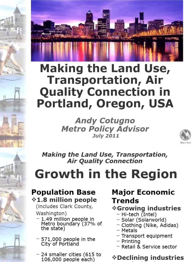 Making Land use PDF Portland Oregon