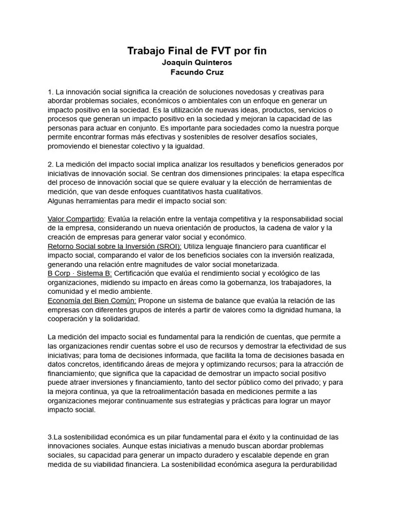 FVT Final Por Fin PDF Innovación Business