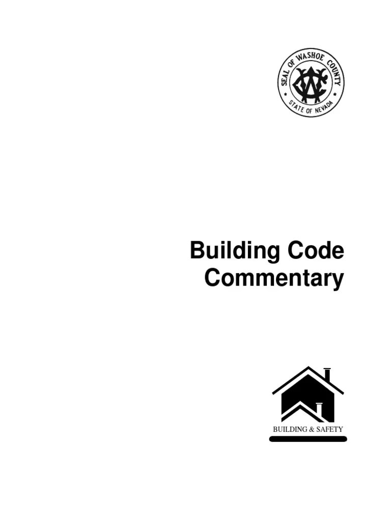 Building Code Commentary PDF Masonry Electrical Wiring