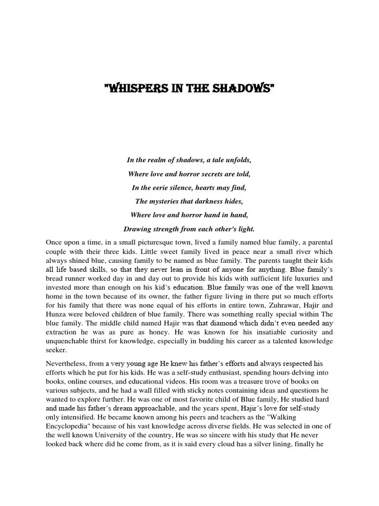 An Untold Story PDF
