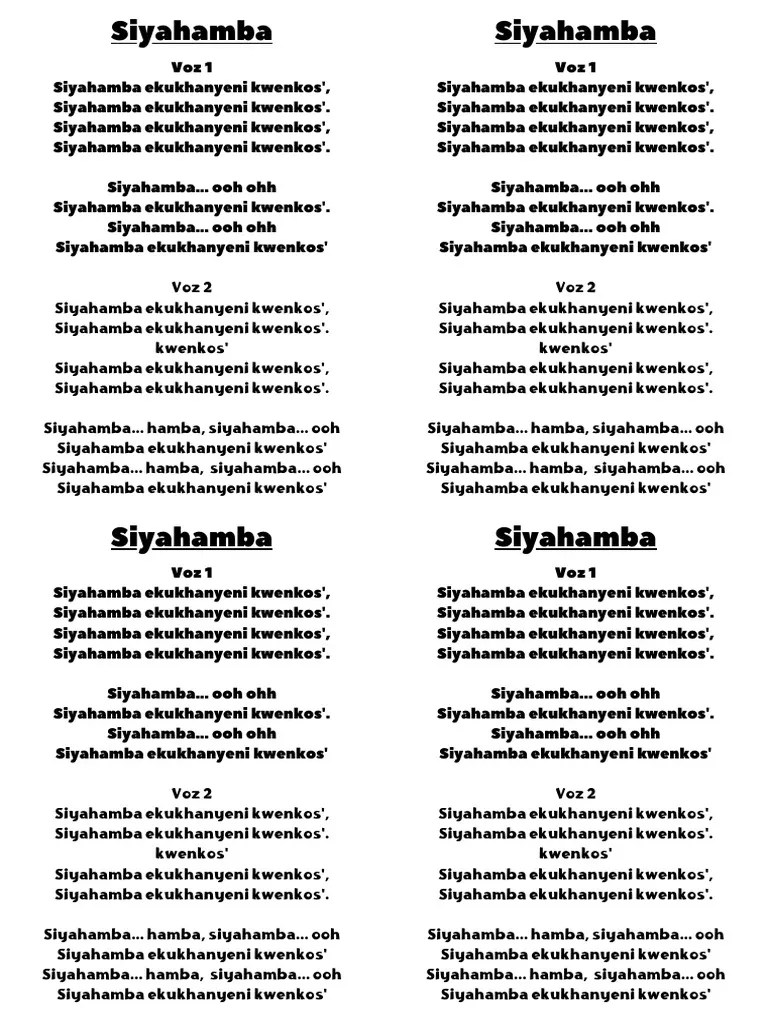 Siyahamba PDF