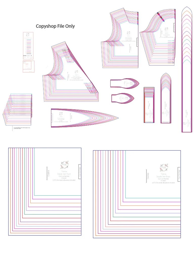 Peony Patterns Yarrow A0 File PDF Clothing Sewing