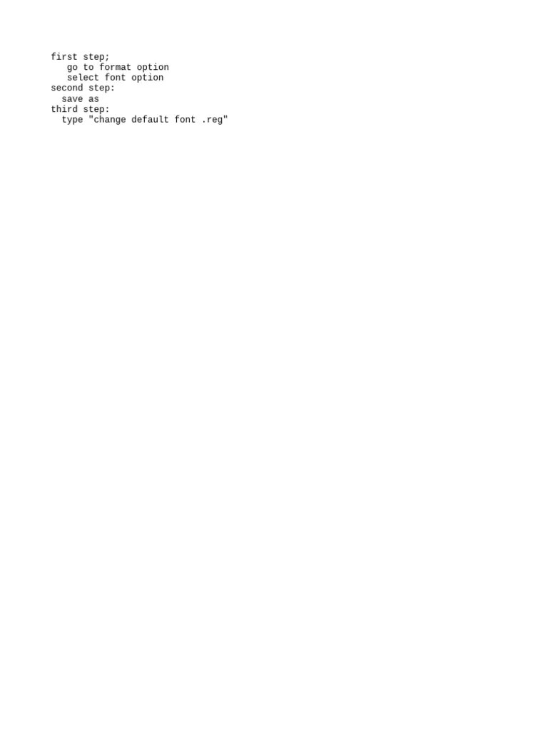 HOW To Change Font PDF