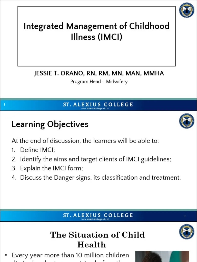 Imci Introduction Danger Signs 2023 PDF Breastfeeding Infant