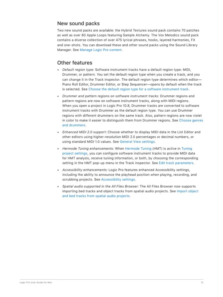 Pages From LOGIC PRO GUIDE3 PDF Computing Software