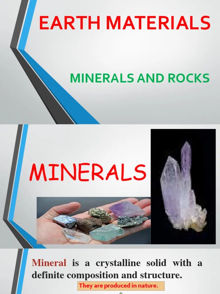 Earth Materials and Processes PDF Rock (Geology) Sedimentary Rock