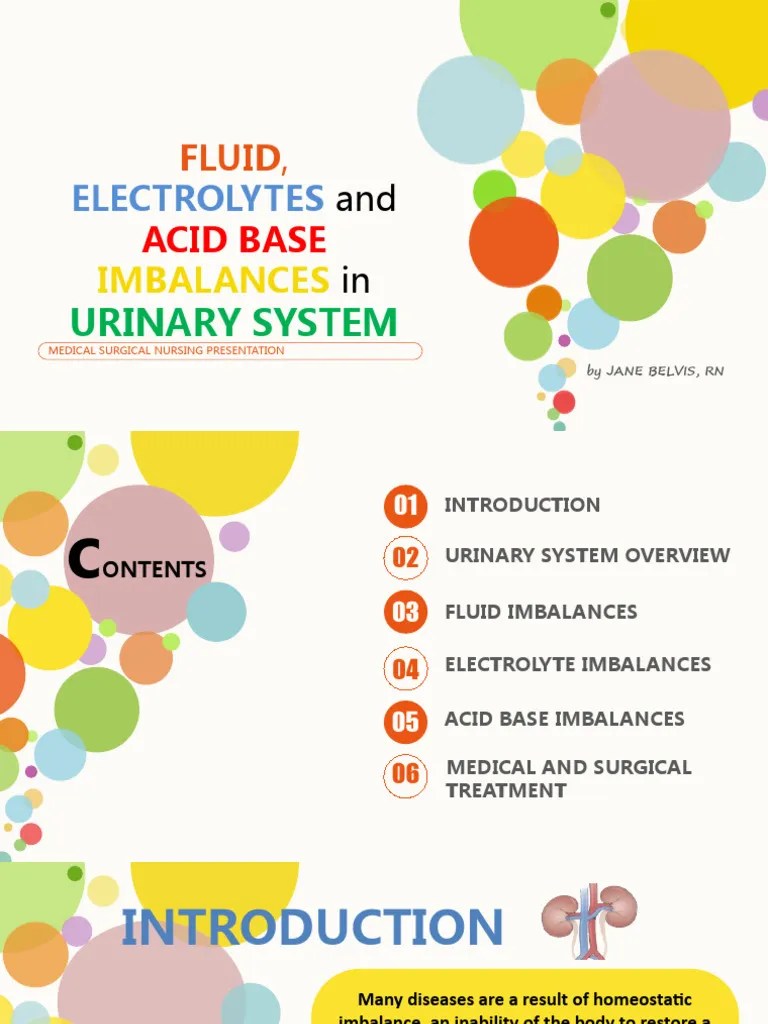 Fluid & Electrolyte, AcidBase Imbalance (MS REPORT) PDF Kidney