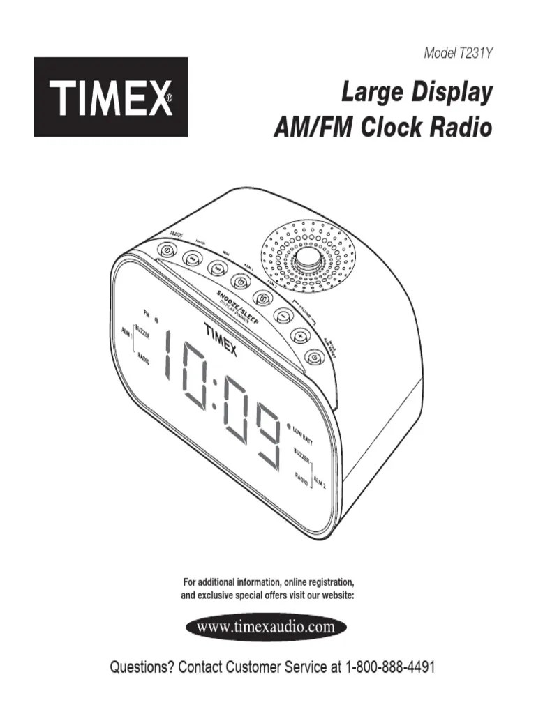 Timex T231Y User Manual | PDF | Electromagnetic Interference | Ac Power