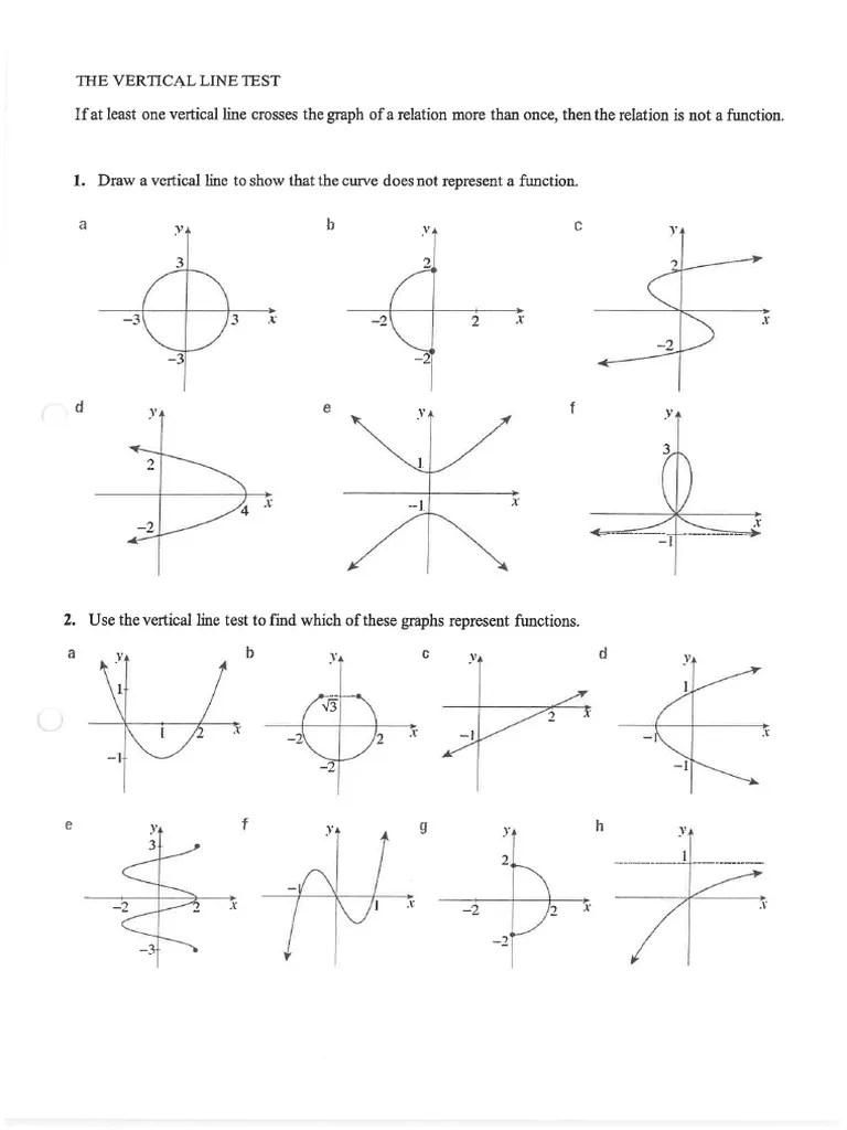 Function Worksheet | PDF