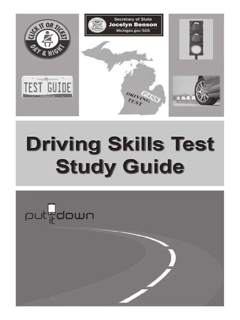 Michigan Driving Skills Test Guide | PDF | Traffic | Driver's License
