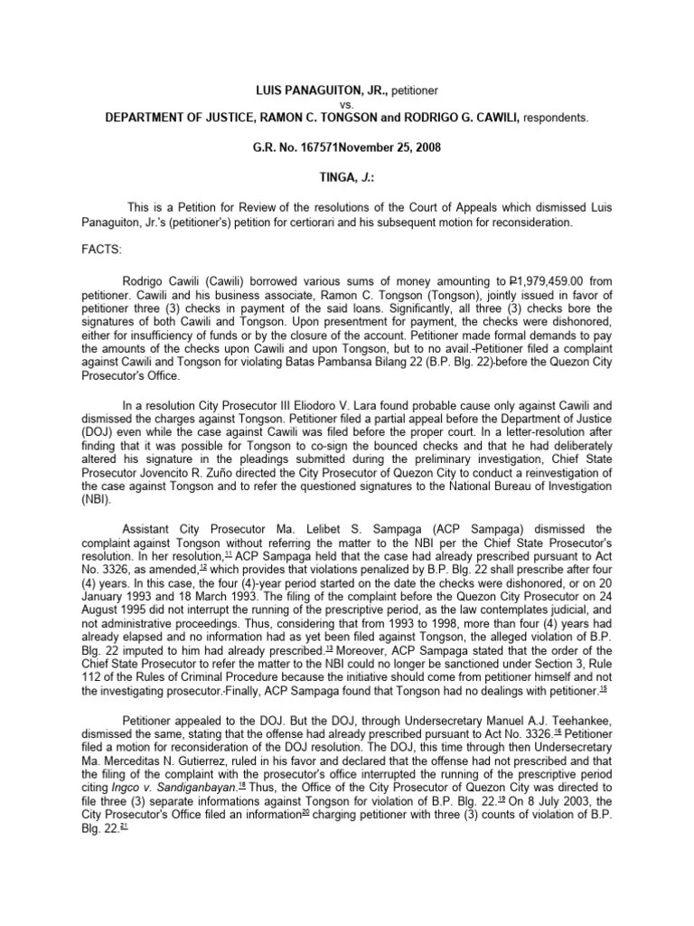 Crim Law Report PDF Statute Of Limitations Complaint