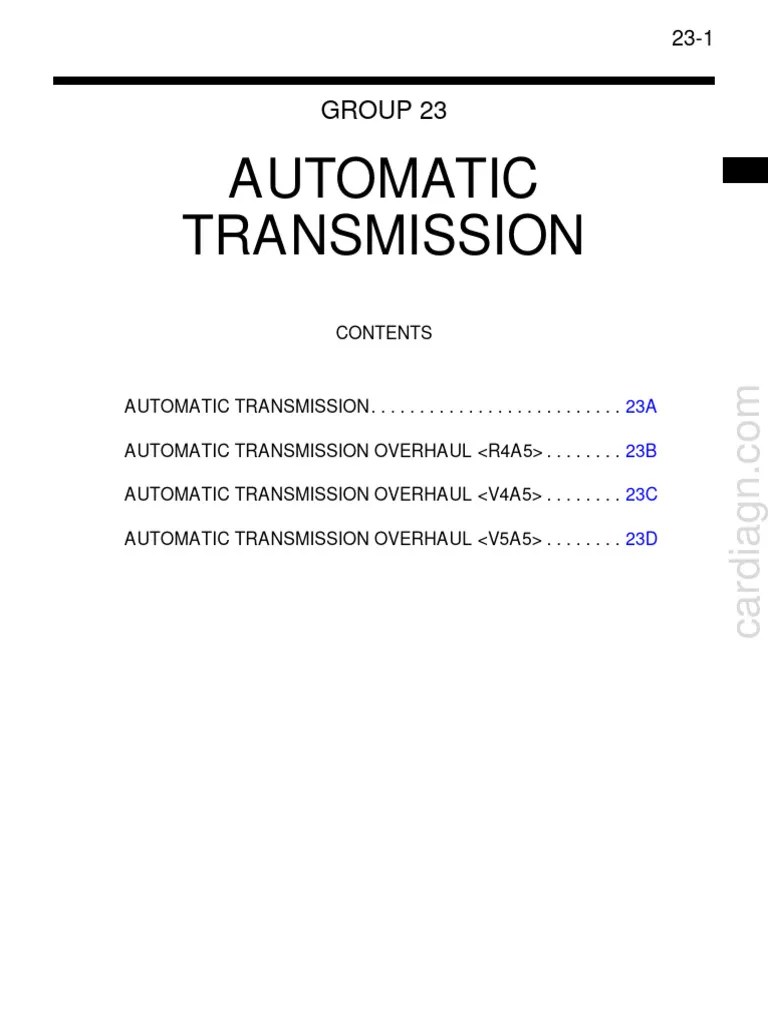 Automatic Transmission PDF Manual Transmission Automatic Transmission
