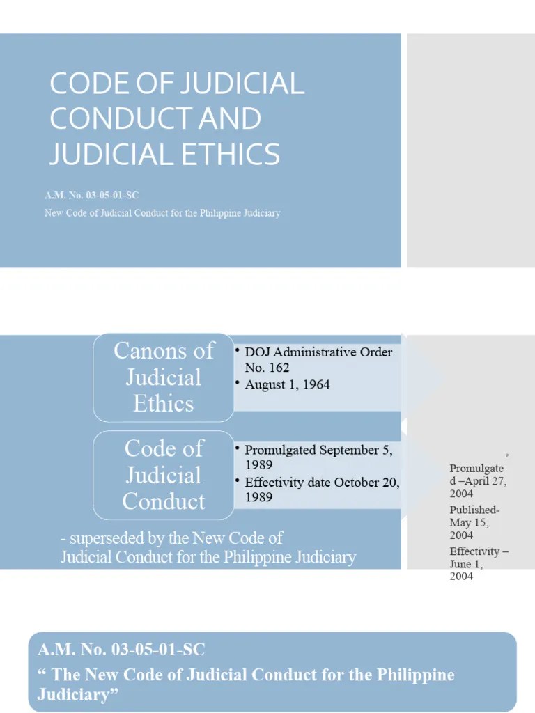 Code of Judicial Conduct and Judicial Ethics PDF Judiciaries Judge