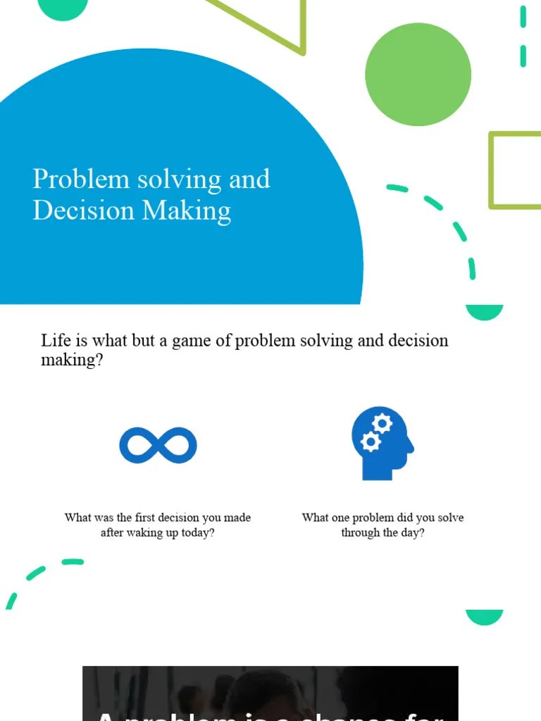 Problem Solving & Decision Making PDF Decision Making Brainstorming