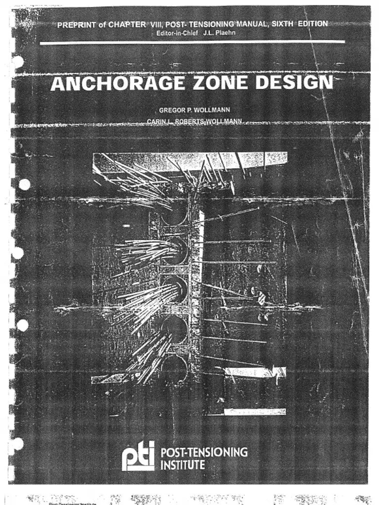 Anchorage Zone Design PDF