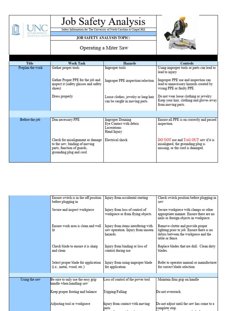 JHA Power Tools PDF Personal Protective Equipment Switch