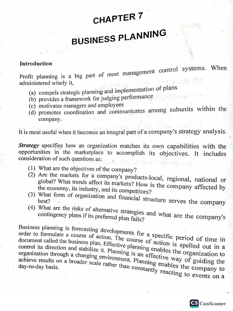 Business Planning PDF