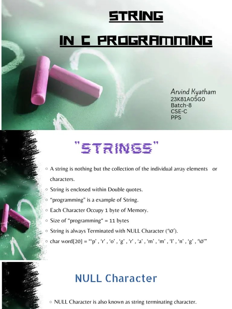CPSTRING.ppt PDF String Science) Data Type