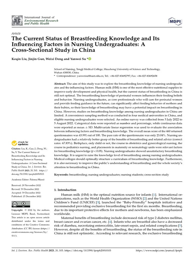 Retrieve PDF Breastfeeding Nursing