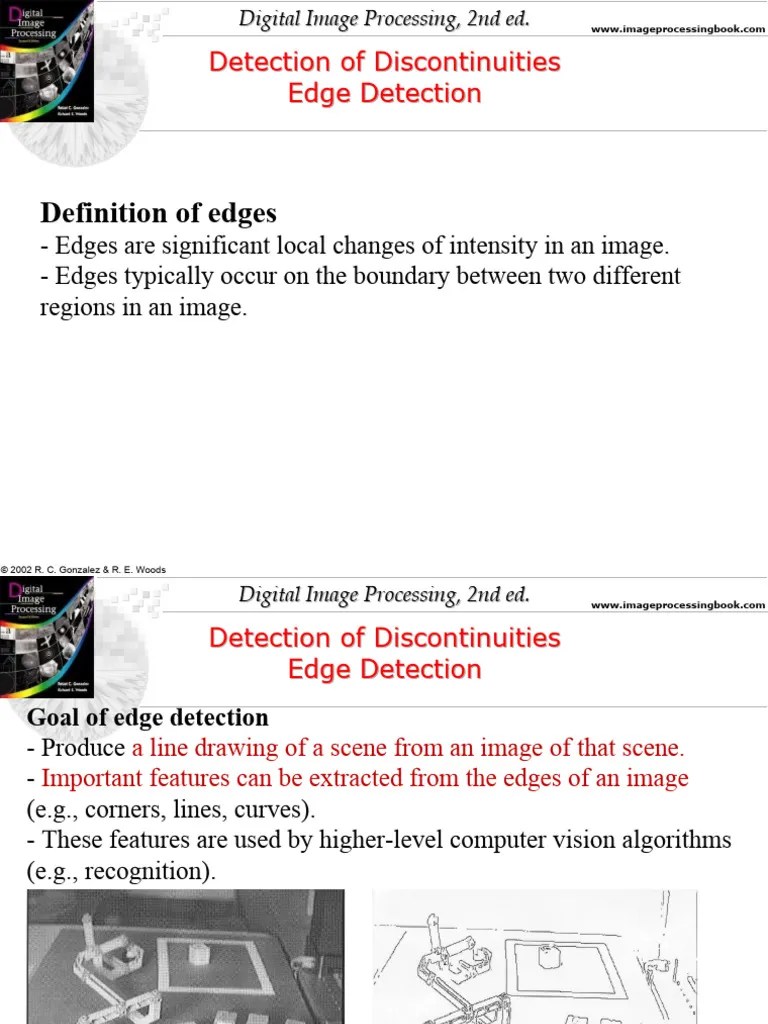 Edge Detection PDF Signal Processing Computer Vision