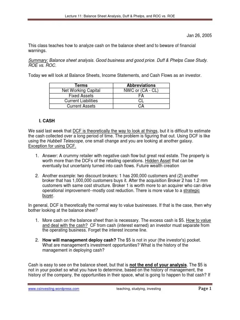 Tutorial Download Roc Balance Sheet For Free Printable PDF DOC