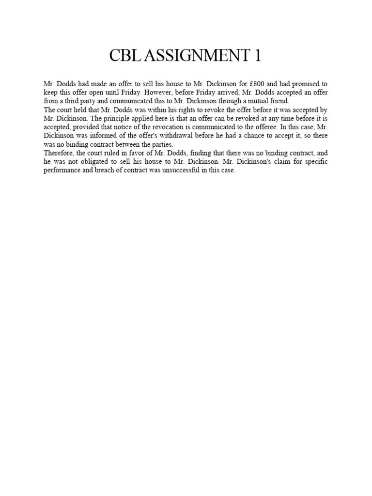 CBL ASSIGNMENT 1 | PDF