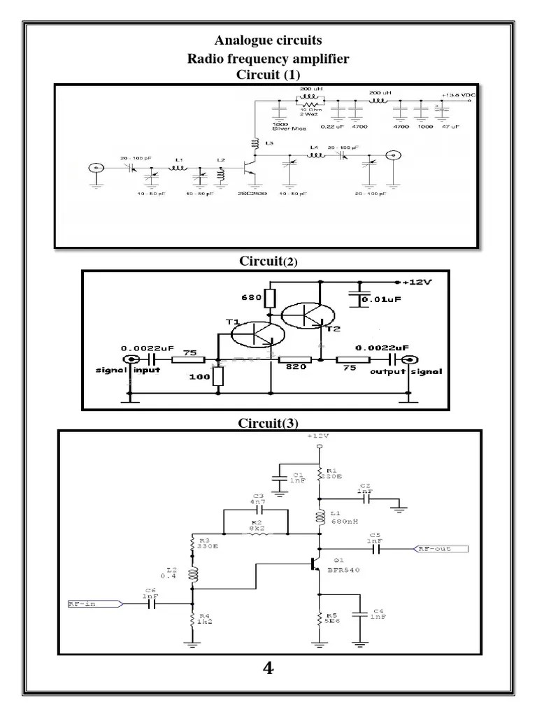 Analogue circuits PDF