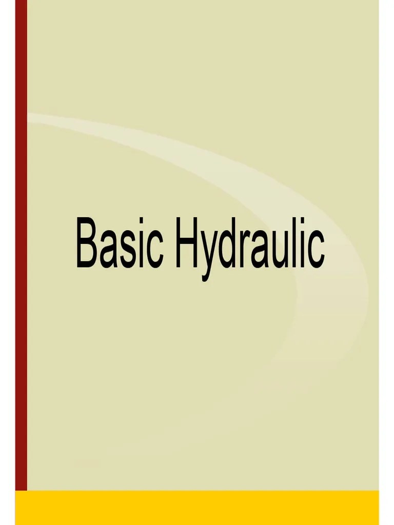 Basic Hydraulic 1_15 PDF