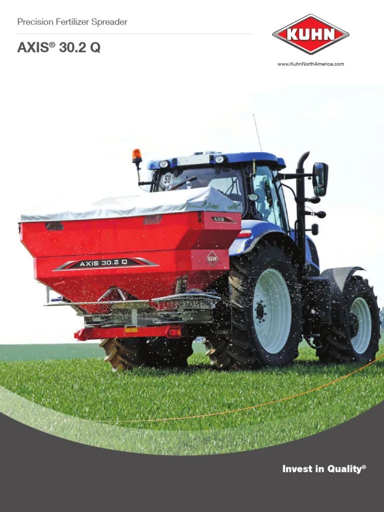 706508US 30.2QFertilizerSpreader WEB PDF Actuator Fertilizer